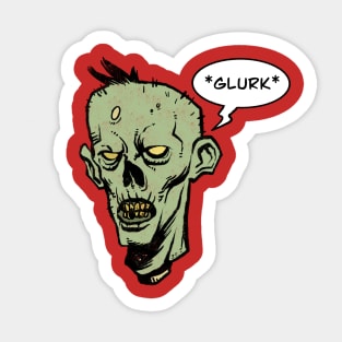 Zombie (Green) Sticker